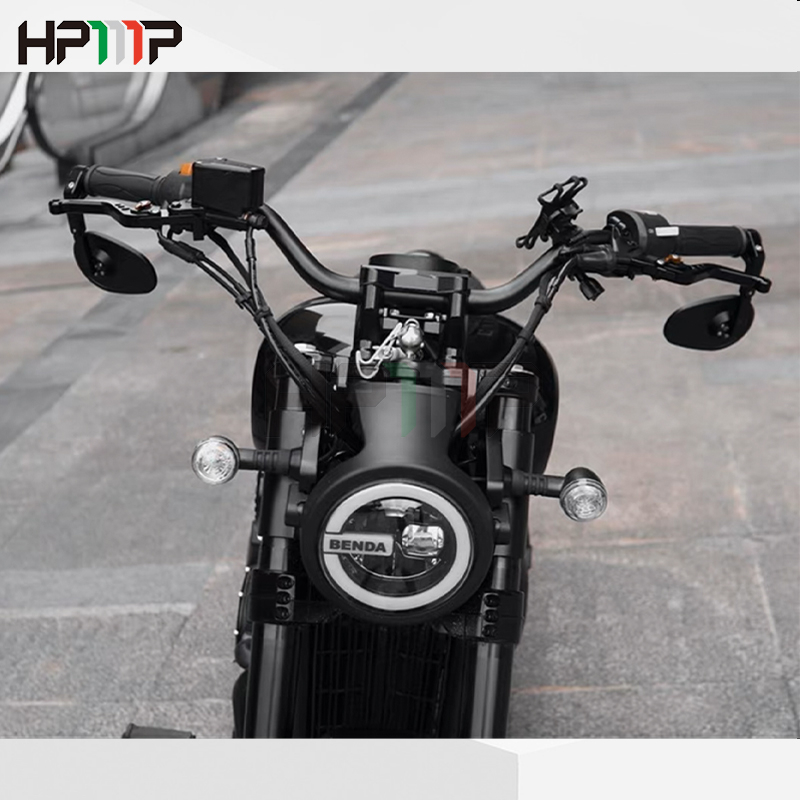 Gương Chiếu Hậu Bằng Hợp Kim Nhôm Gắn Phía Sau Xe Mô Tô