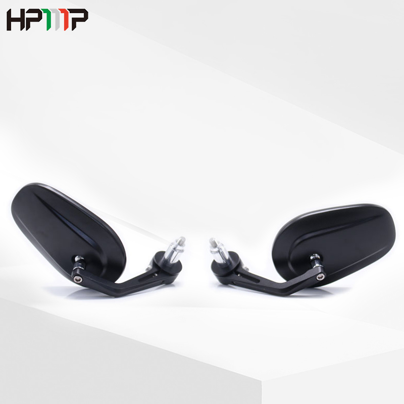 Gương Chiếu Hậu Bằng Hợp Kim Nhôm Gắn Phía Sau Xe Mô Tô