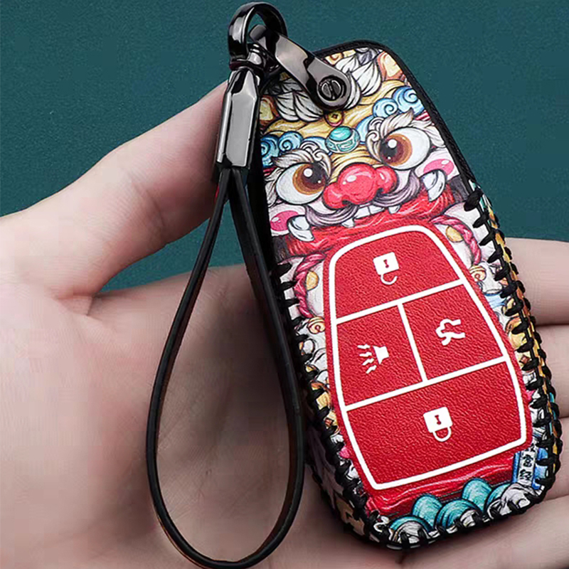 Bao da chìa khoá Beijing X7 U5 Plus BAIC Bejing BJ X7 key case Bao da beijing x7