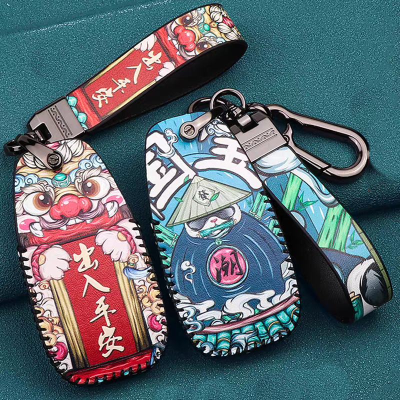 Bao da chìa khoá Beijing X7 U5 Plus BAIC Bejing BJ X7 key case Bao da beijing x7