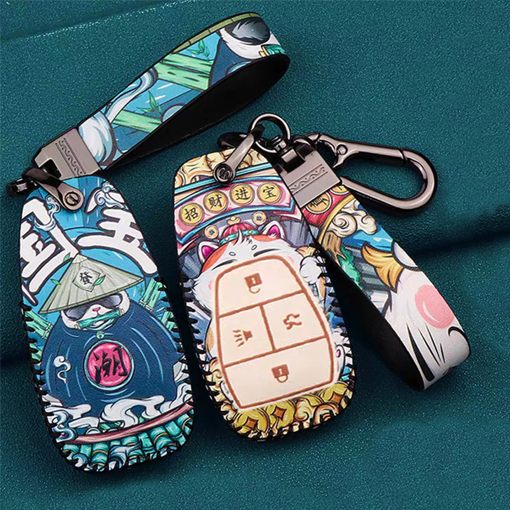Bao da chìa khoá Beijing X7 U5 Plus BAIC Bejing BJ X7 key case Bao da beijing x7
