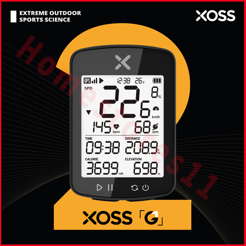Đồng Hồ Thông Minh TQ Xoss G + Định Vị Gps Không Dây Chống Thấm Nước Cảm Biến Nhịp Tim Cho Xe Đạp