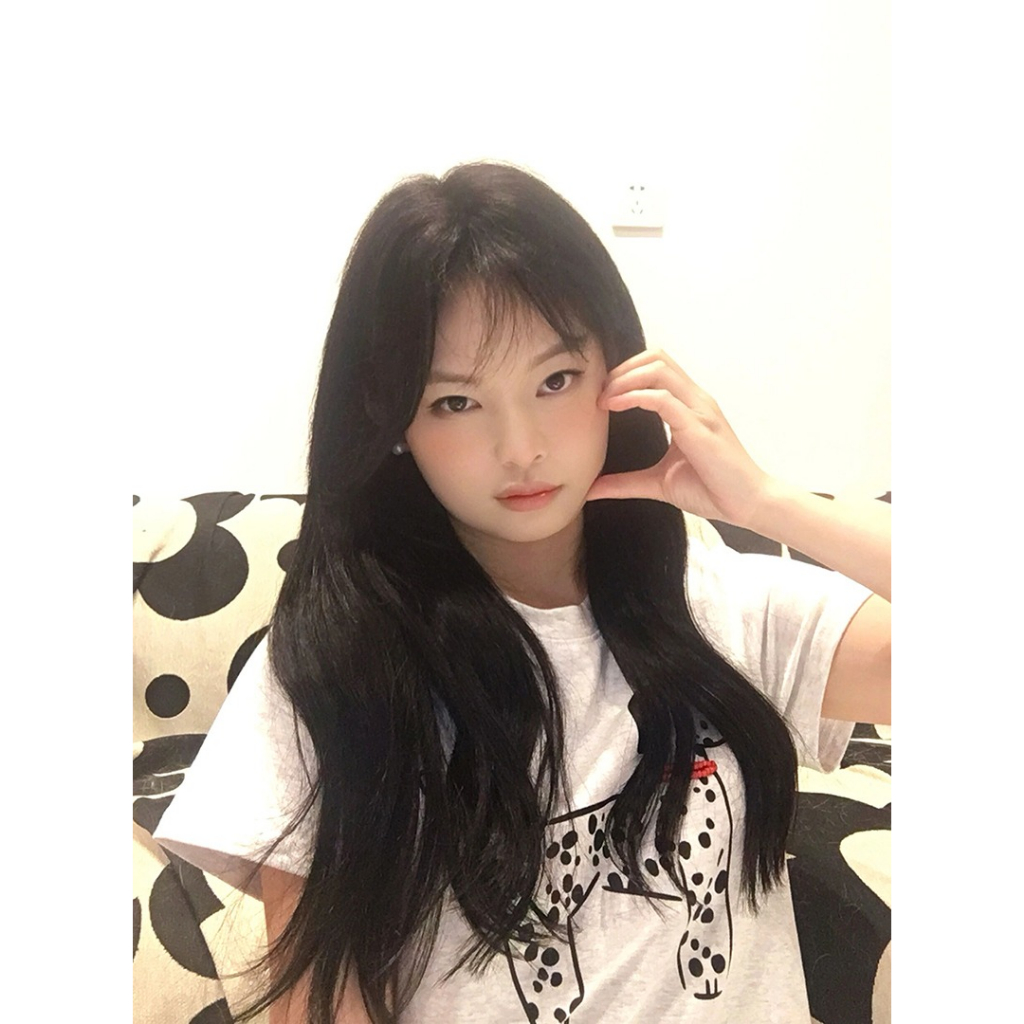 Ethelgirl Áo Thun Tay Ngắn Dáng Rộng In Họa Tiết Hoạt Hình Chú Chó Dễ Thương Phong Cách Hàn Quốc Thời Trang Cho