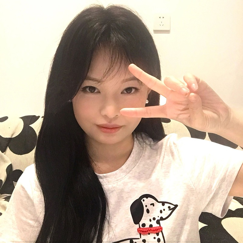 Ethelgirl Áo Thun Tay Ngắn Dáng Rộng In Họa Tiết Hoạt Hình Chú Chó Dễ Thương Phong Cách Hàn Quốc Thời Trang Cho