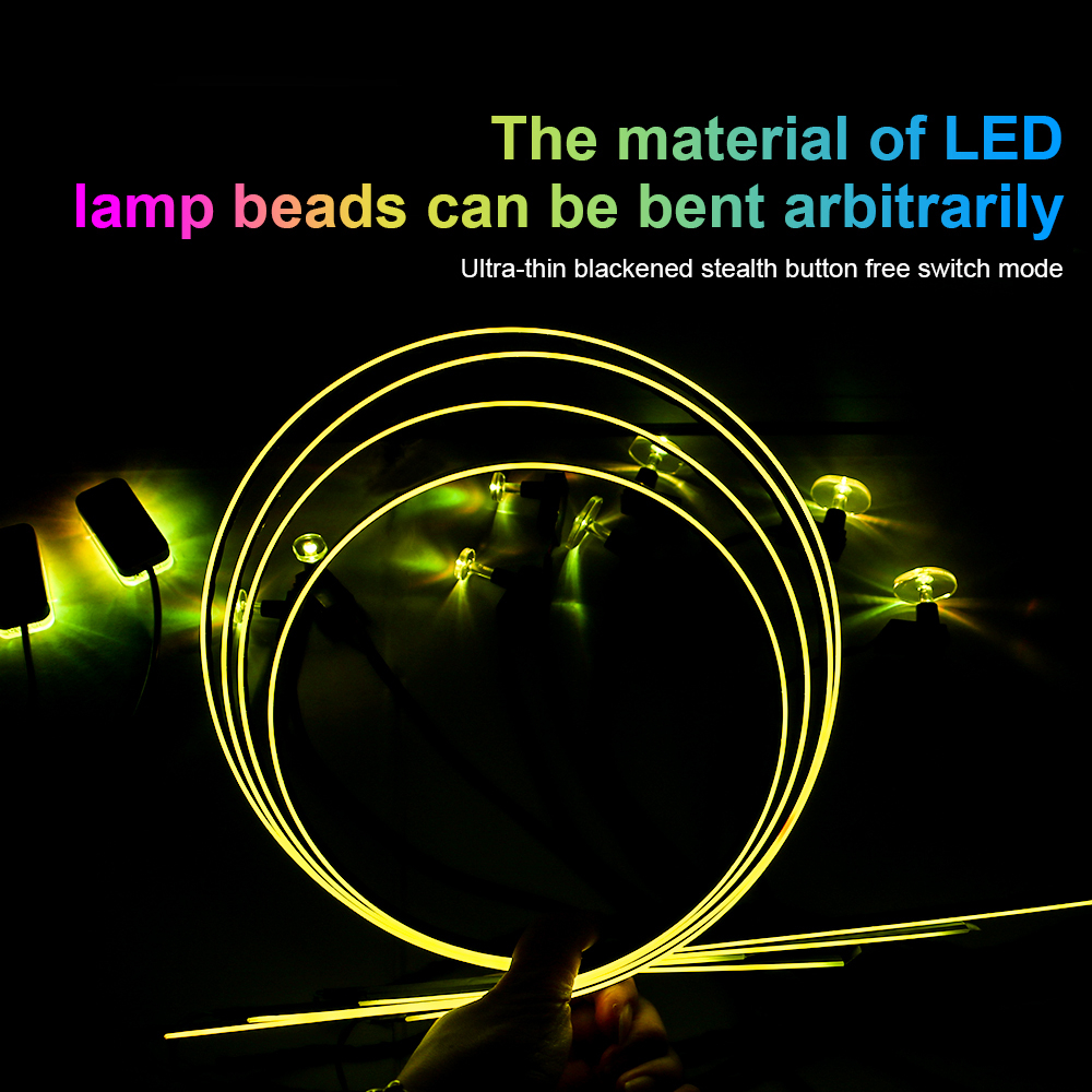 Dải Đèn RGB Bằng Acrylic Trang Trí Bảng Điều Khiển Xe Hơi Kèm Hướng Dẫn DIY