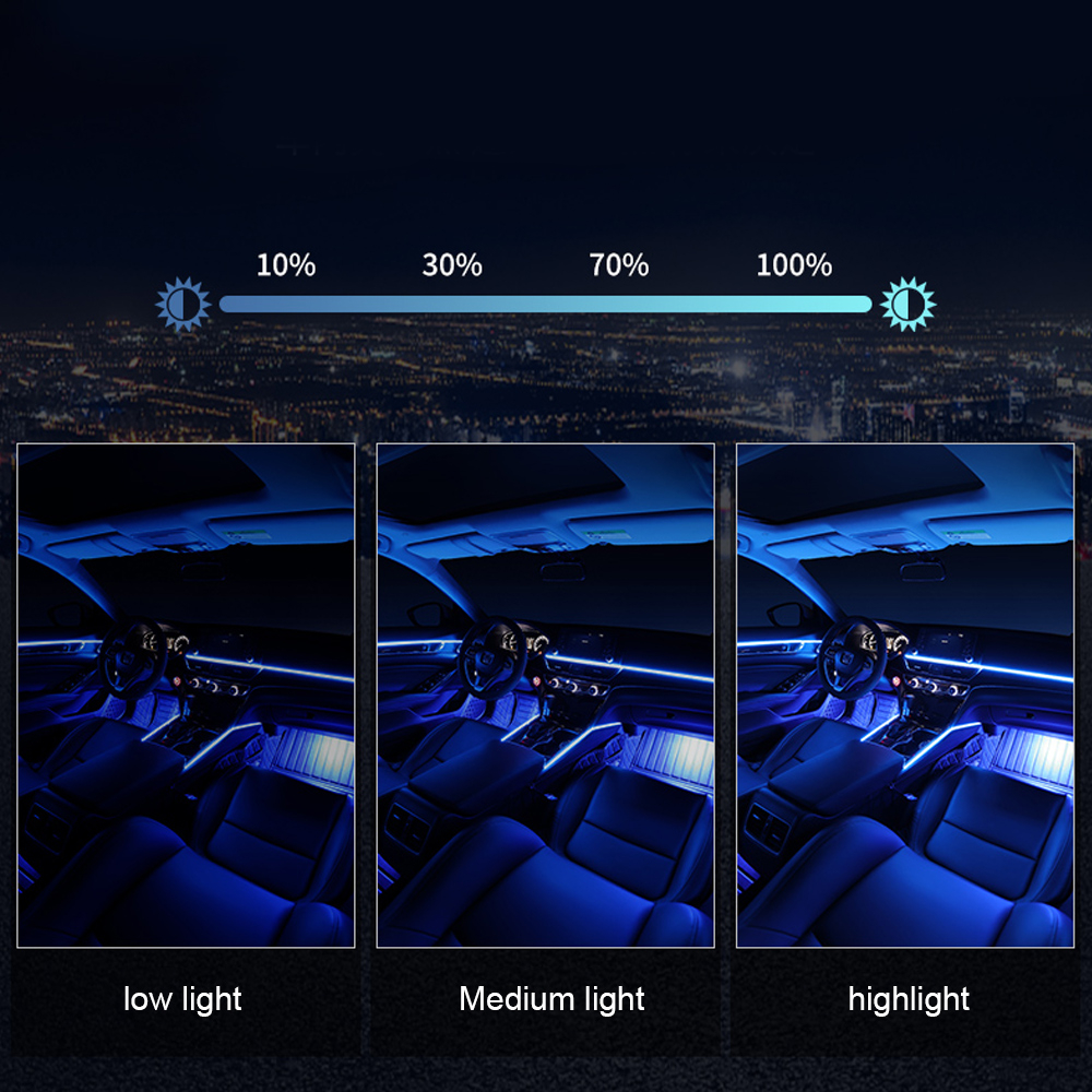 Dải Đèn RGB Bằng Acrylic Trang Trí Bảng Điều Khiển Xe Hơi Kèm Hướng Dẫn DIY