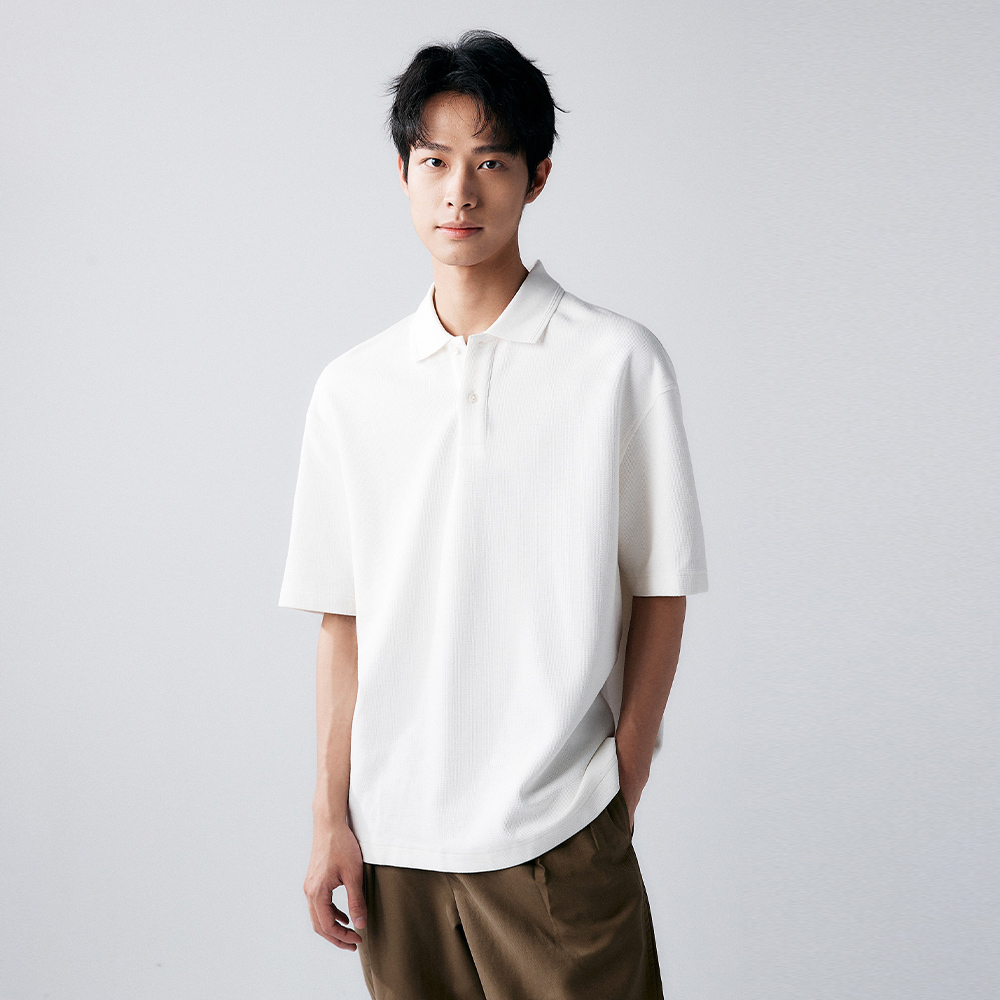 Áo Polo Dệt Kim Tay Ngắn Cố Định Size M-2xl Thời Trang Mùa Hè