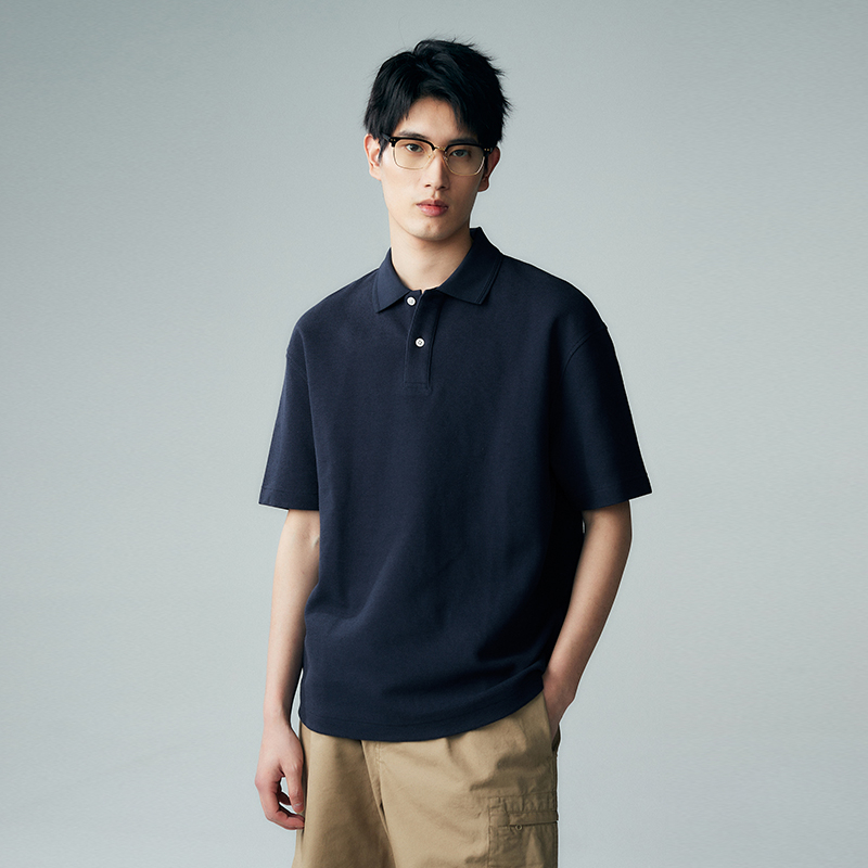 Áo Polo Dệt Kim Tay Ngắn Cố Định Size M-2xl Thời Trang Mùa Hè