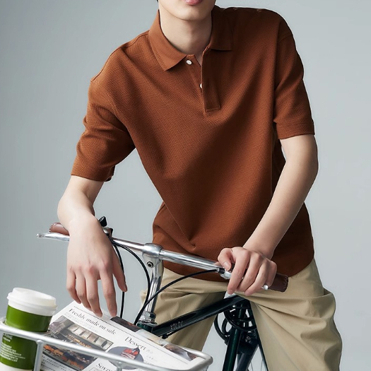 Áo Polo Dệt Kim Tay Ngắn Cố Định Size M-2xl Thời Trang Mùa Hè