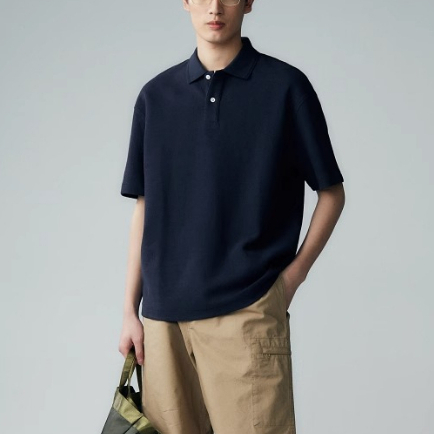 Áo Polo Dệt Kim Tay Ngắn Cố Định Size M-2xl Thời Trang Mùa Hè