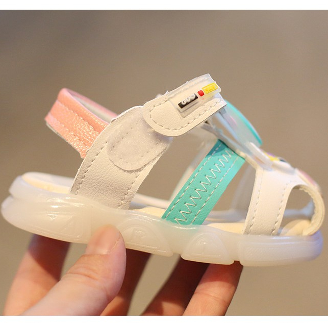 Sandal Cho Bé Tập Đi Thiết Kế Xinh Xắn Nhiều Màu Sắc Đáng Yêu