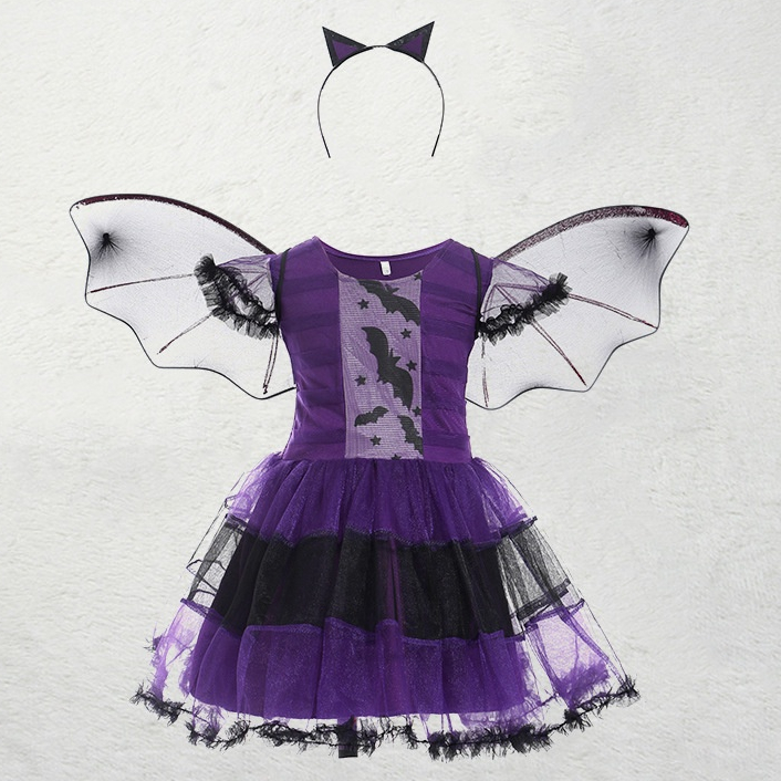 Trang Phục Hóa Trang Phù Thủy Nhân Dịp Halloween Cho Bé