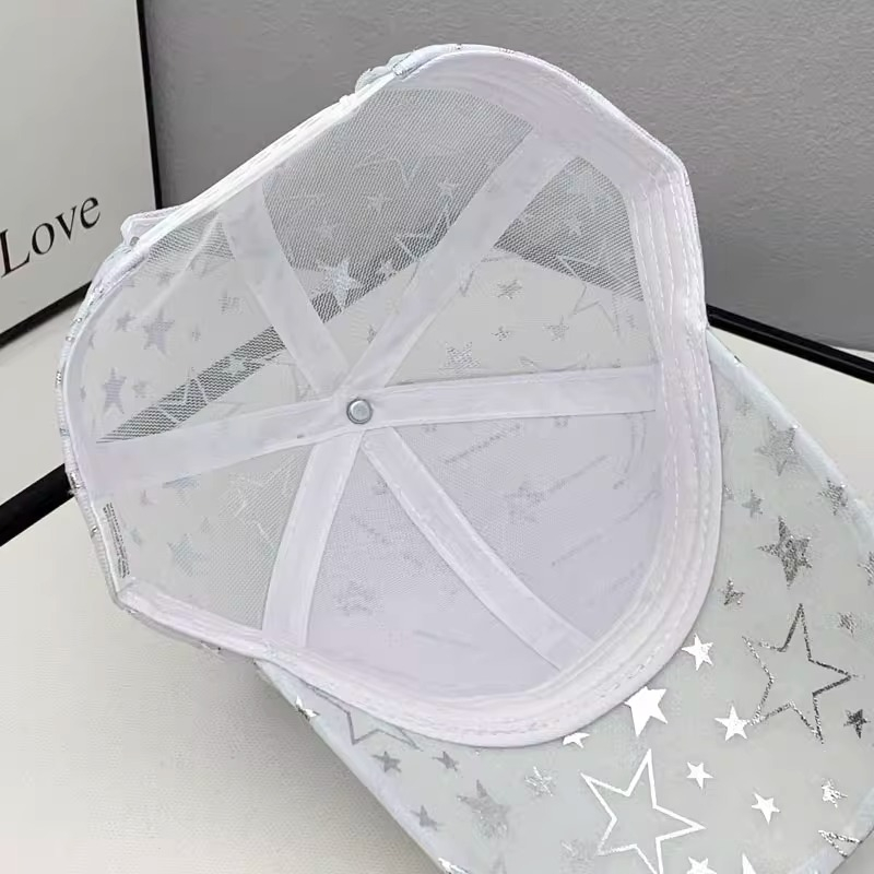 Mũ Lưỡi Trai Đính Đá Phong Cách Hàn Quốc Thời Trang Mùa Hè Mới 2023