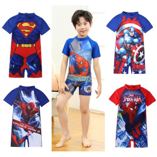 Bộ đồ bơi in hình người nhện dễ thương cho bé trai