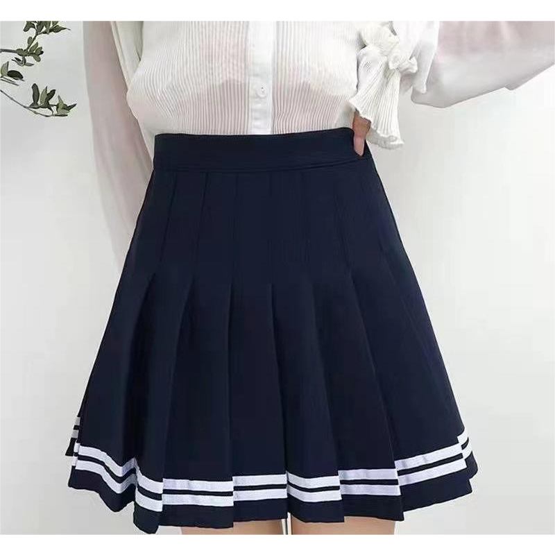 Chân Váy Chữ A Lưng Cao Phong Cách Hàn Quốc Cho Nữ