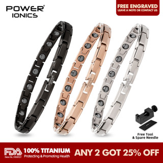 Vòng Đeo Tay Bằng Titan 100% Từ Tính 6mm An Toàn Cho Sức Khỏe