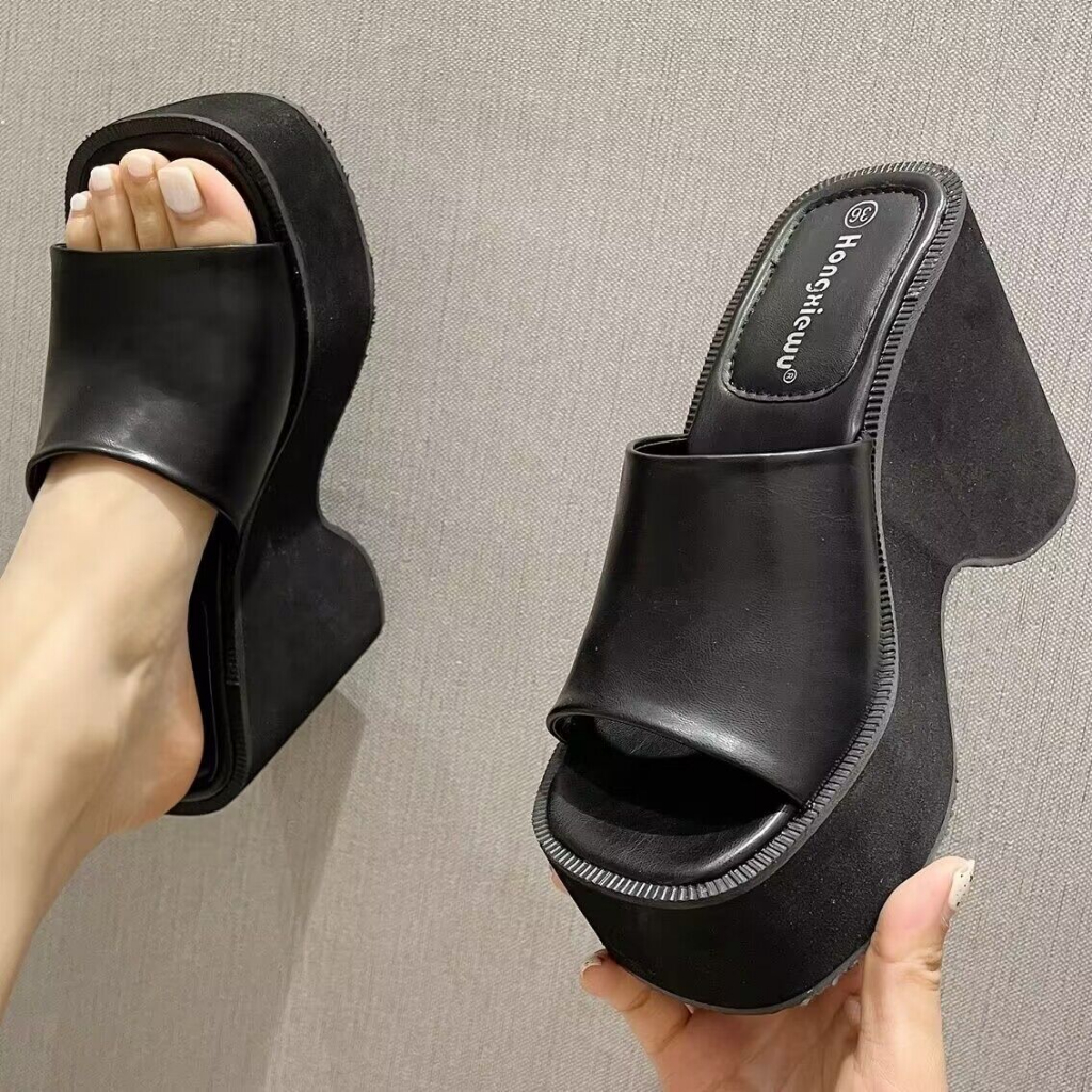 Xăng đan Đế Dày Plus Size 35-43 Thời Trang Mùa Hè Cho Nữ