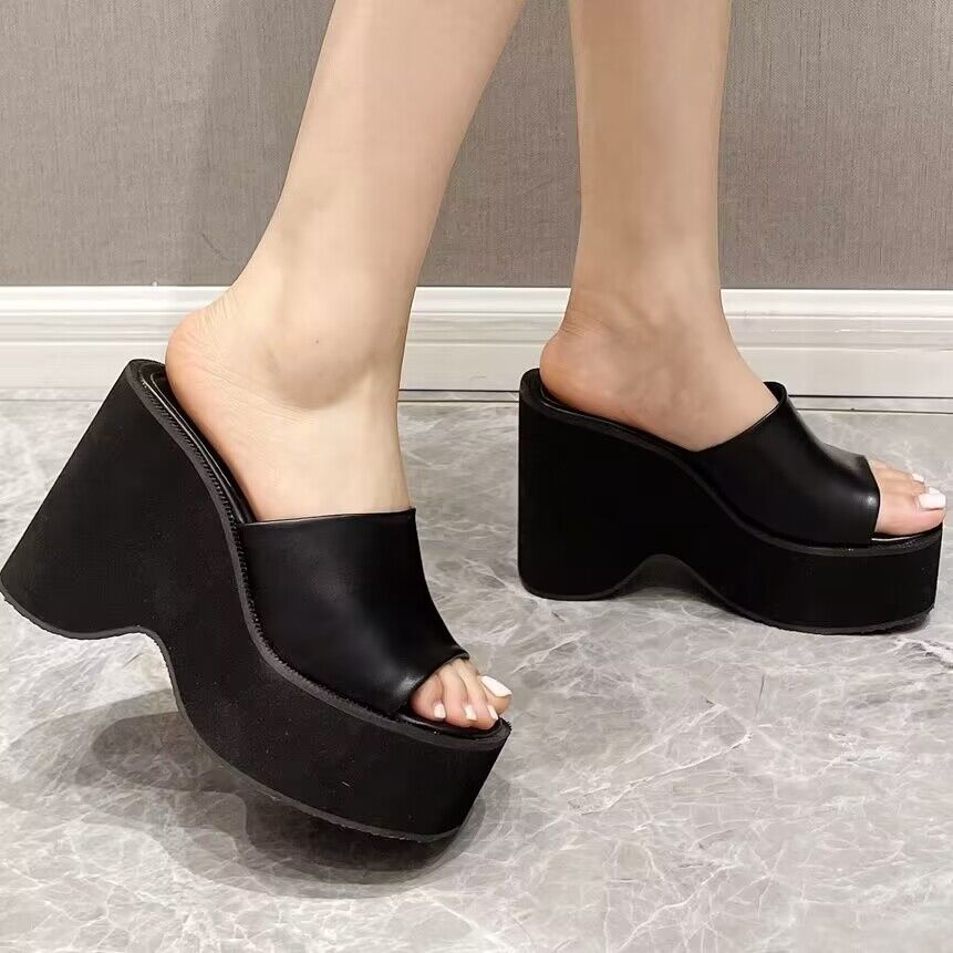 Xăng đan Đế Dày Plus Size 35-43 Thời Trang Mùa Hè Cho Nữ