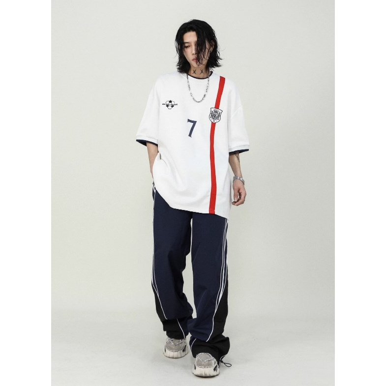 Áo Thun Tay Ngắn Cổ Tròn In Chữ Phong Cách Đường Phố Thời Trang Mùa Hè