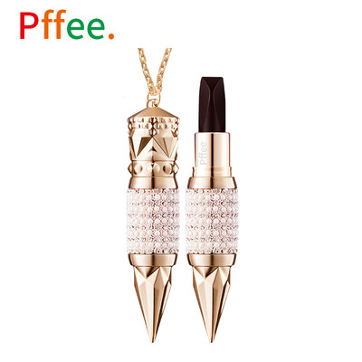 1 Thỏi Son Sáp 3 Màu Nhung Lì Chống Nước Lâu Trôi Thiết Kế Vương Miện Nữ Hoàng Sang Trọng 3 Trong 1