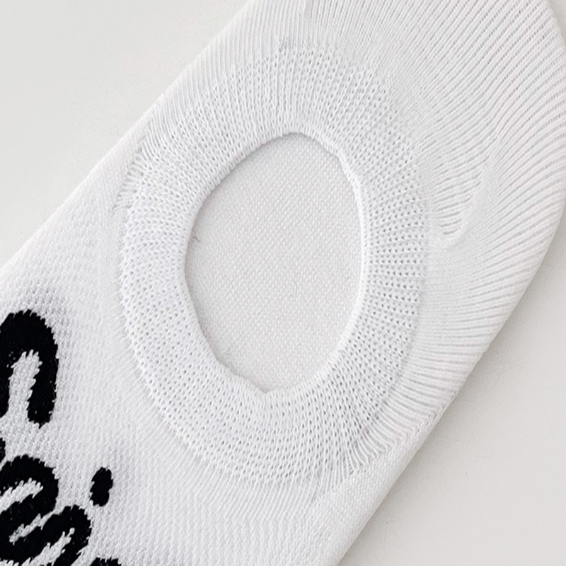 FHYL Vớ Cotton Nguyên Chất Mỏng Nhẹ In Họa Tiết Hoạt Hình Phong Cách Hàn Quốc Thời Trang Mùa Hè Cho Nữ