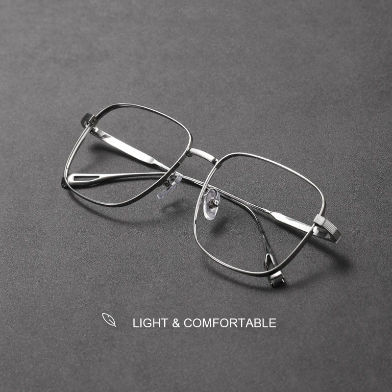 Kính Mát Oversize Thời Trang 2023 47002 Bằng Hợp Kim Titan Phong Cách Vintage Cho Nam Và Nữ