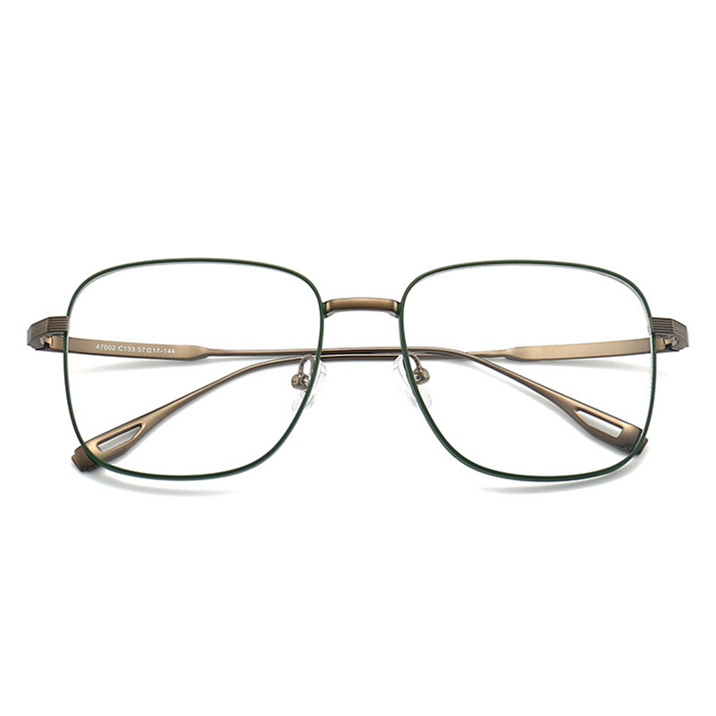 Kính Mát Oversize Thời Trang 2023 47002 Bằng Hợp Kim Titan Phong Cách Vintage Cho Nam Và Nữ