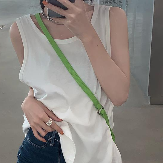 Jiashucheng Áo Thun Cotton Màu Sắc Ngọt Ngào Phong Cách Hàn Quốc Cho Nữ