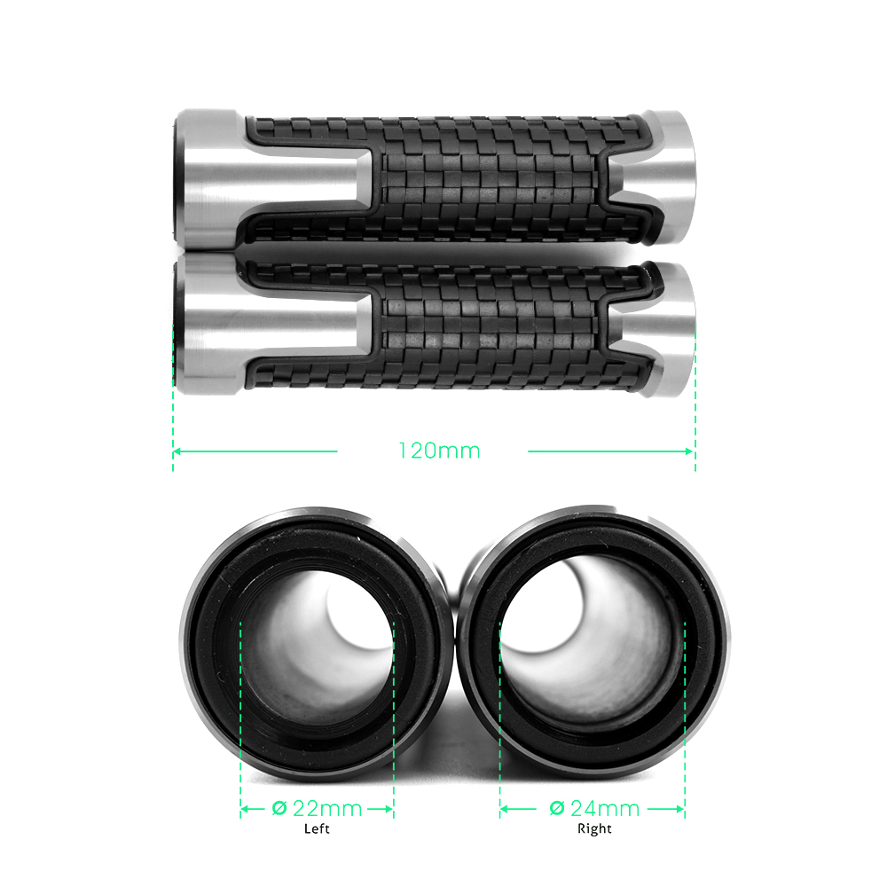 Tay Cầm Bằng Nhựa PVC Cho Xe Máy Yamaha Aerox155 NVX 155 2014-2023 V1 V2
