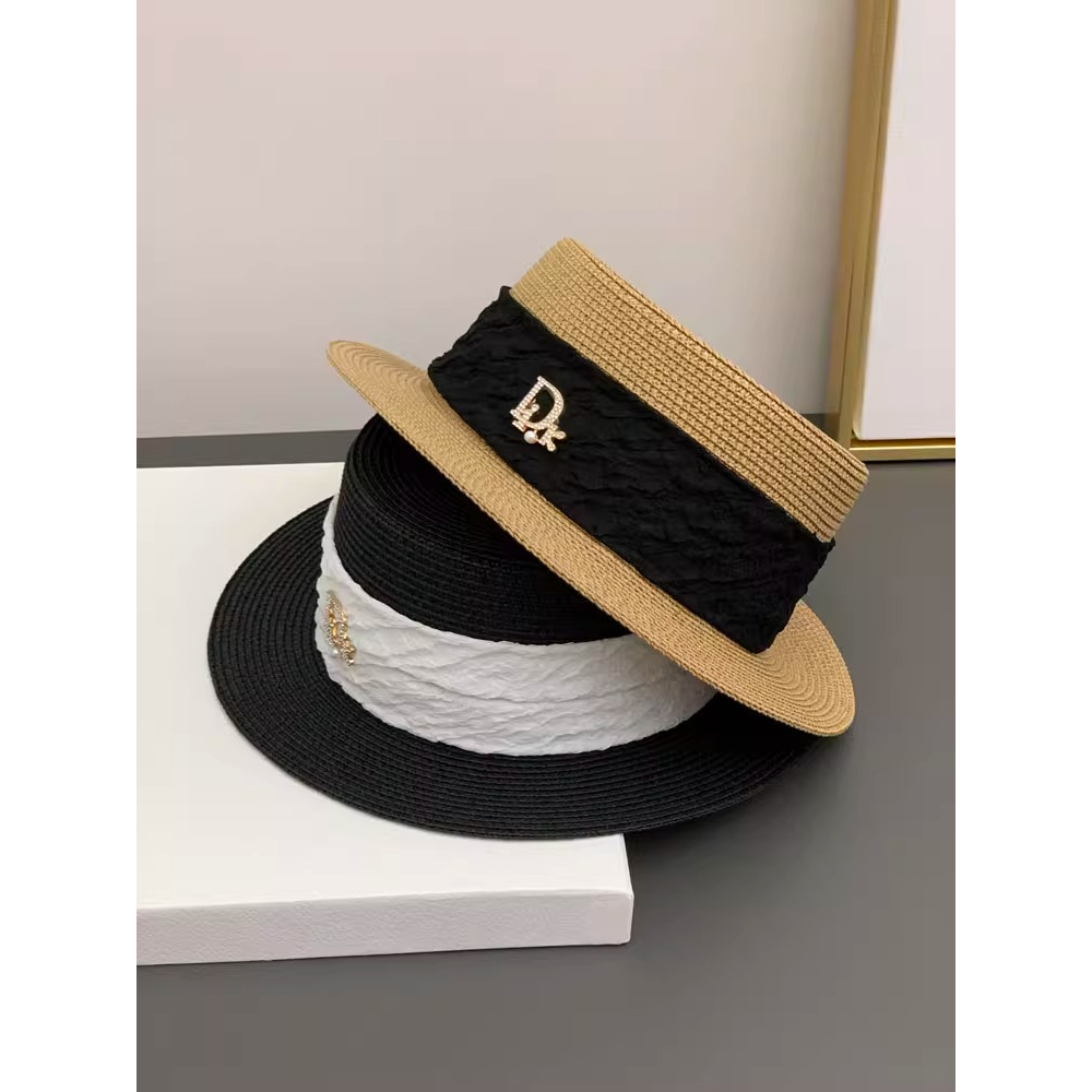 Mũ Cói Chống Nắng Phong Cách Retro Anh Quốc Cho Nữ