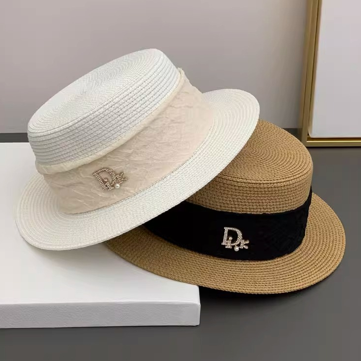 Mũ Cói Chống Nắng Phong Cách Retro Anh Quốc Cho Nữ