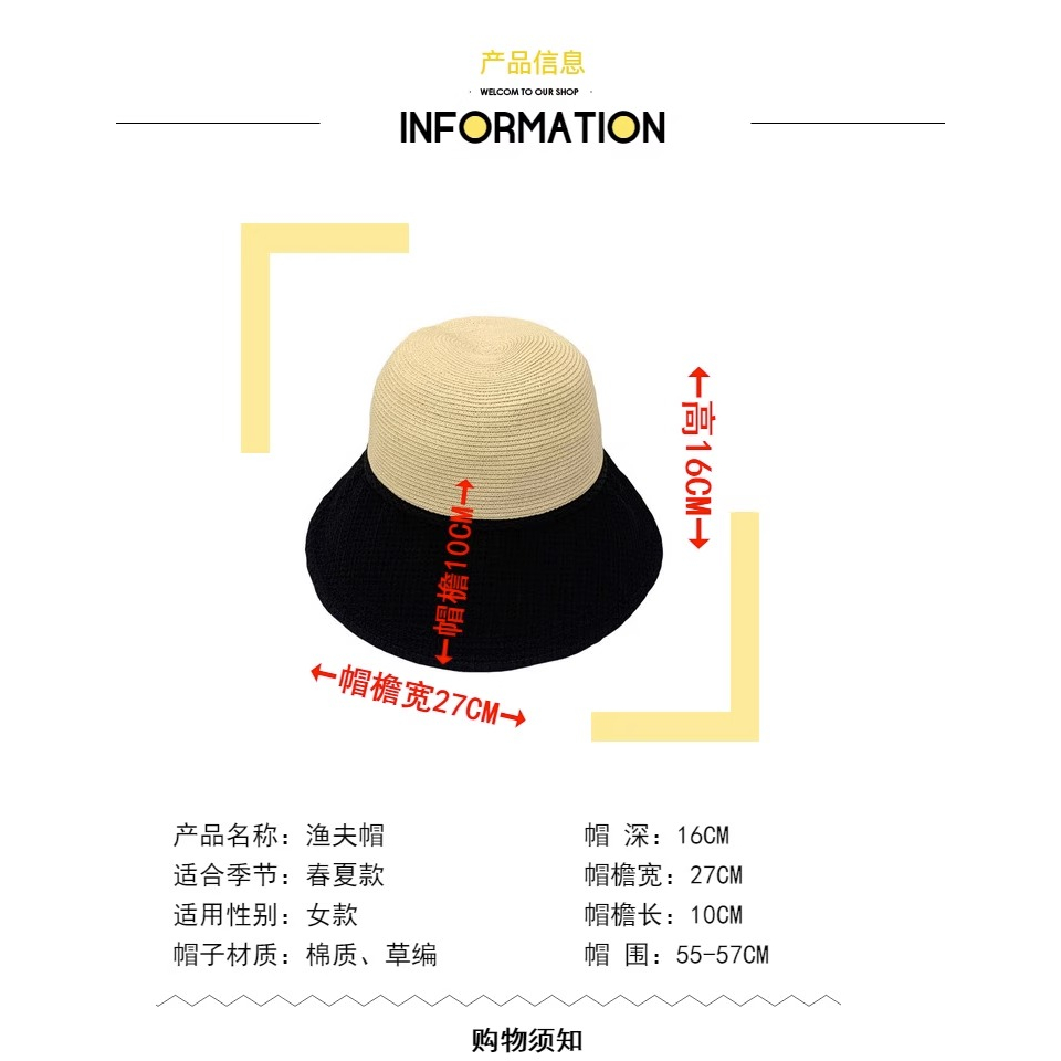 Mũ Bucket Che Nắng Vành Rộng Màu Sắc Phù Hợp Với Mùa Hè Dành Cho Nữ