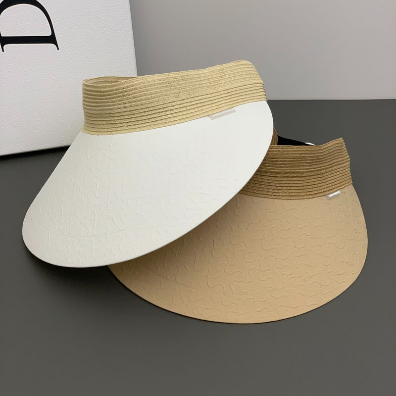 Mũ Rộng Vành Chống Nắng Tia uv Không Chóp Thời Trang Xuân Hè Cho Nữ