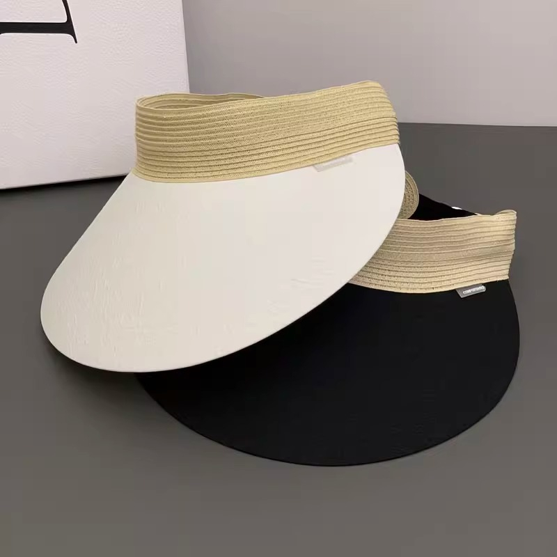 Mũ Rộng Vành Chống Nắng Tia uv Không Chóp Thời Trang Xuân Hè Cho Nữ