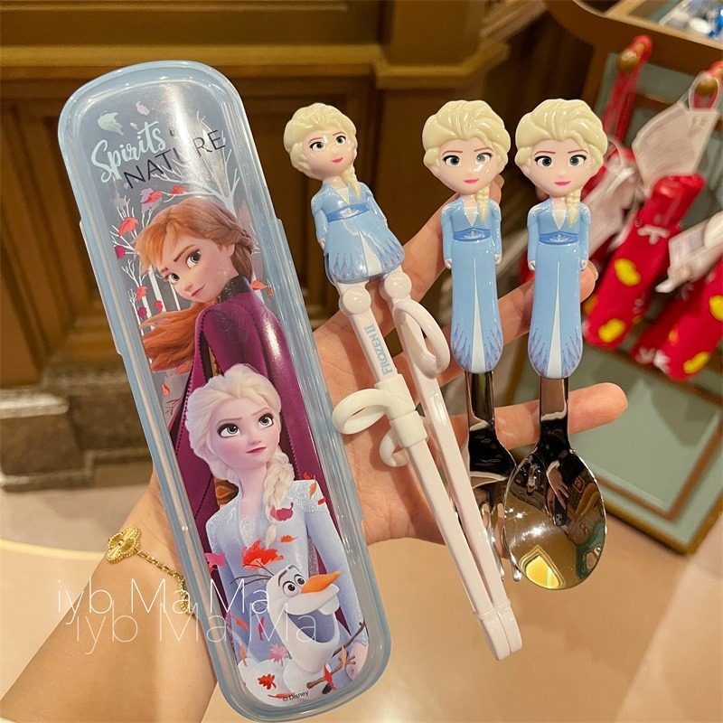 Bộ đũa, muỗng nĩa tập ăn cho bé DISNEY