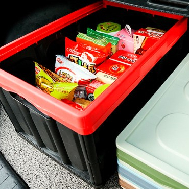 Cốp xe hộp đựng đồ văn phòng tại nhà hộp nhựa đựng đồ đa năng hộp gấp ô tô hoàn thiện 【spring061】