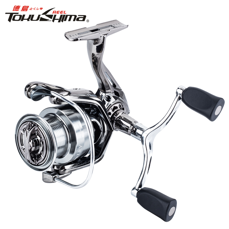 Máy câu cá TOKUSHIMA tốc độ cao 5.2: 1 1000 / 2500 / 3000 Series 4 + 1BB tối đa 10Kg