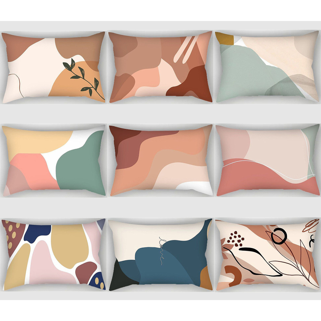 Vỏ Đệm Dễ Thương 50X70.40X60.30X50.Vỏ Gối cotton Hình Chữ Nhật Trang Trí Phòng Khách