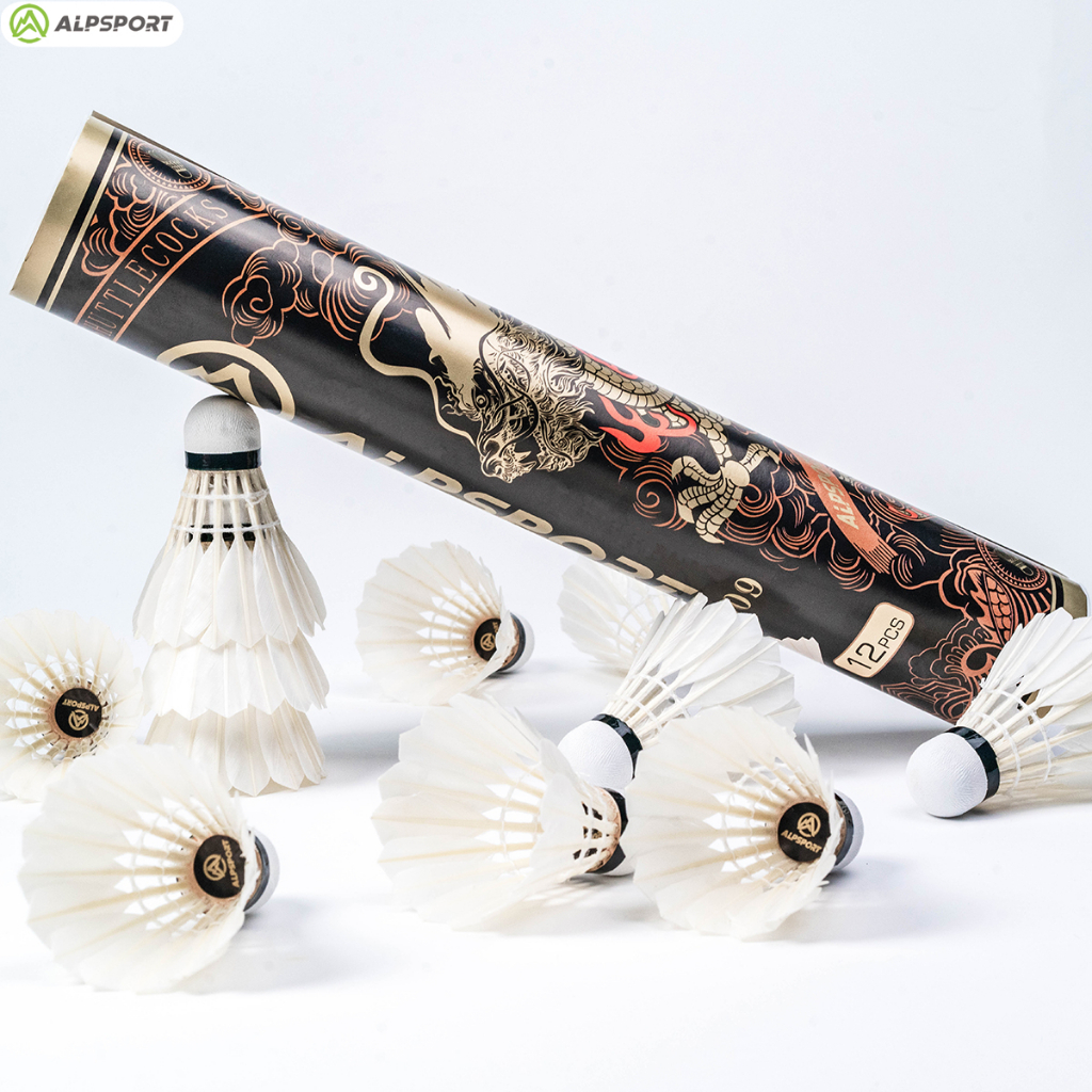 Alpsport 809 TOURNEY CLASSIC Shuttlecock (CHÍNH HÃNG 100%) Cầu lông Dimgray (Cầu lông bền) Cầu lông 