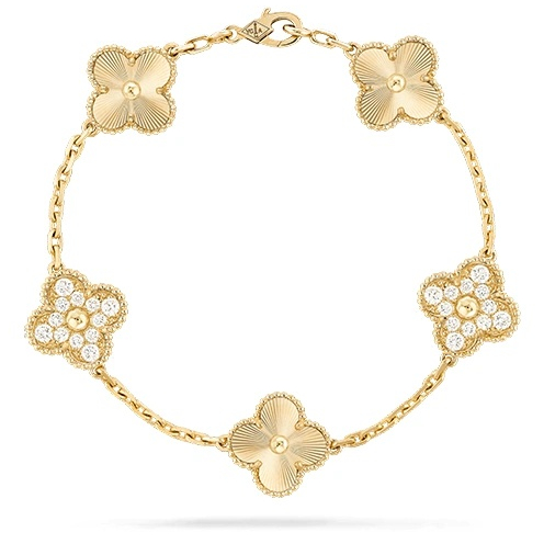 Vòng Tay May Mắn Mạ Vàng 18K 15mm S925