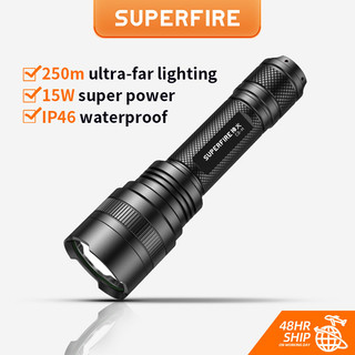 Đèn pin siêu sáng superfire c8-h bằng hợp kim nhôm đa dụng