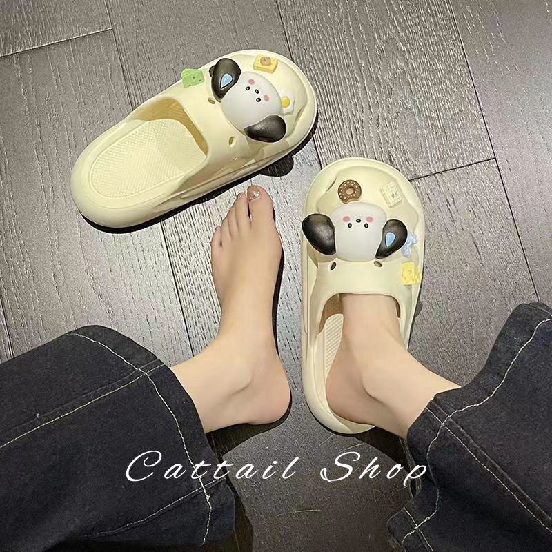 Cattail dép dép nữ dép bánh mì nữ dép bánh mì nữ Chống Trượt 060911