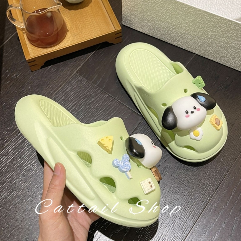 Cattail dép dép nữ dép bánh mì nữ dép bánh mì nữ Chống Trượt 060911