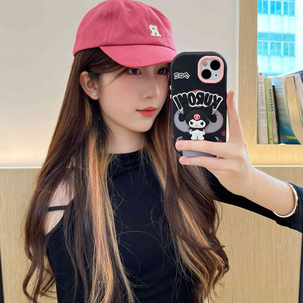 Ốp Điện Thoại imd In Hình kuromi 3d Cho iphone 15 Pro max 11 12 13 14 Pro max