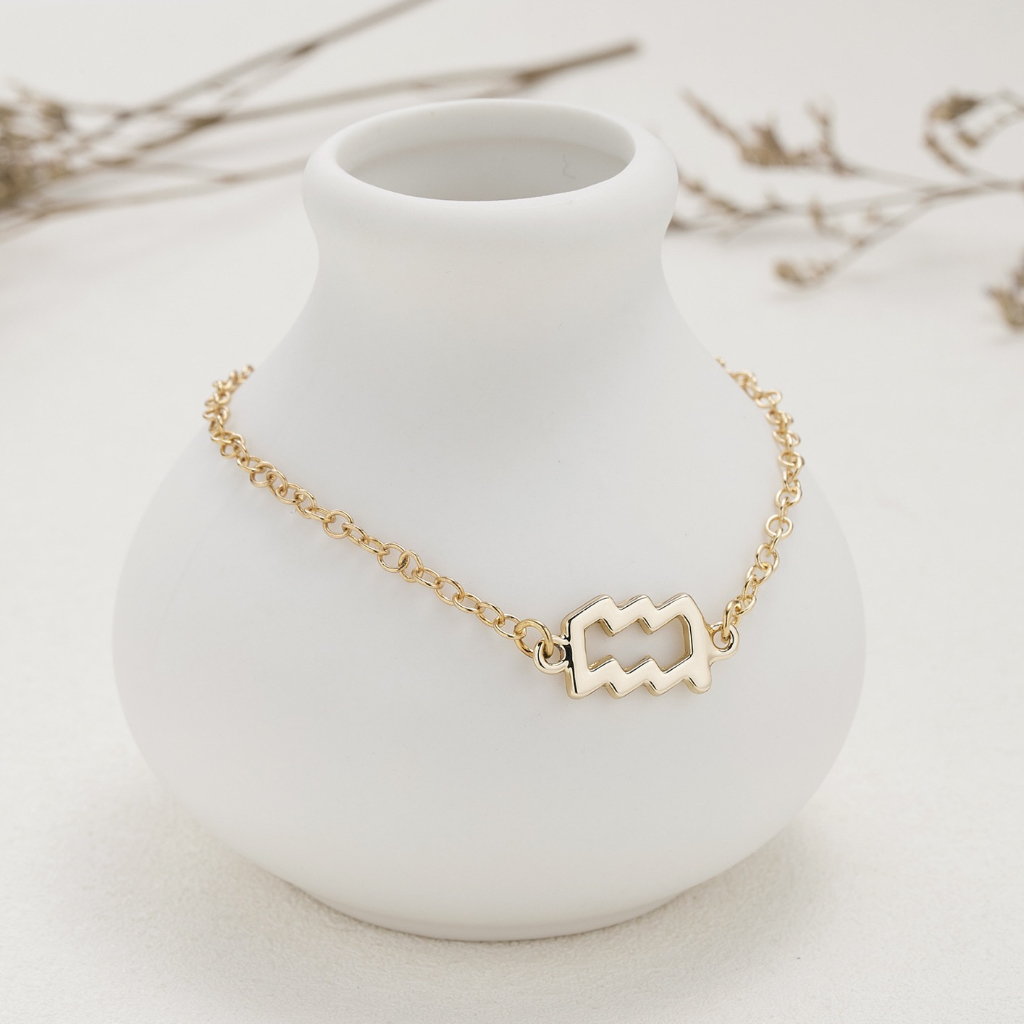 Vòng Đeo Tay 12 Cung Hoàng Đạo Xuyên Biên Giới Bán Chạy Vòng Tay Chuỗi Xích Bọ Cạp Cạp Cam Quý Giá leo libra Virus Virus Virus Virus aries gemini