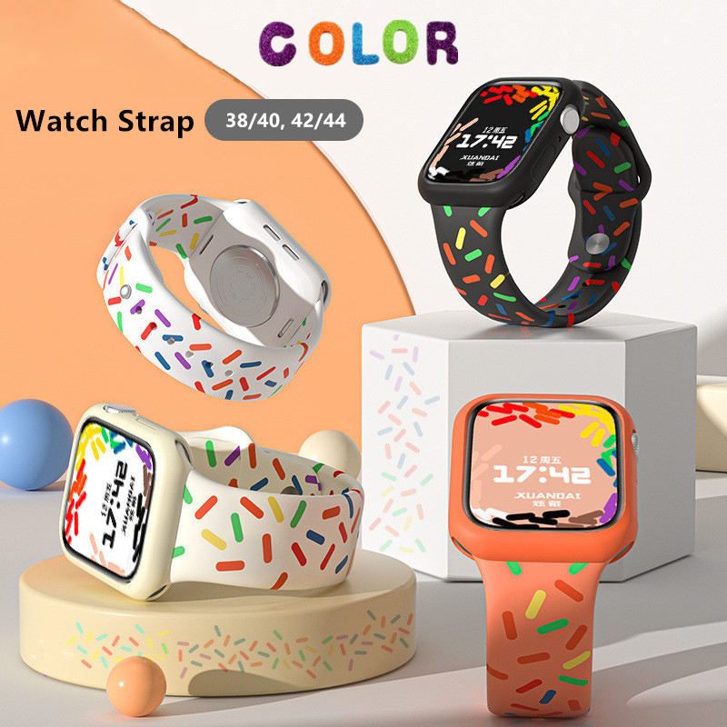 Dây Cao Su Thay Thế Cho Đồng Hồ Đeo Tay 8 7 6 5 4 3 2 1 40MM 42MM 44MM 45MM