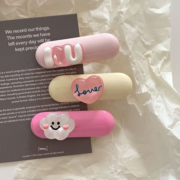 Kẹp Tóc mini Hình Đám Mây Hoạt Hình Dễ Thương Phong Cách Hàn Quốc Cho Nữ