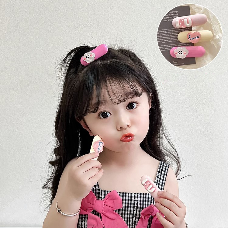 Kẹp Tóc mini Hình Đám Mây Hoạt Hình Dễ Thương Phong Cách Hàn Quốc Cho Nữ