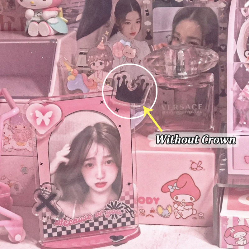 Khung Trưng Bày Thẻ Ảnh Thần Tượng 3inch Bằng Acrylic Ngọt Ngào Trang Trí Bàn Làm Việc Ốp