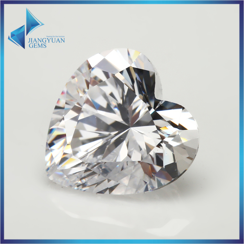 Đá CZ Hình Trái Tim Kích Thước 3x3~12x12mm 5A